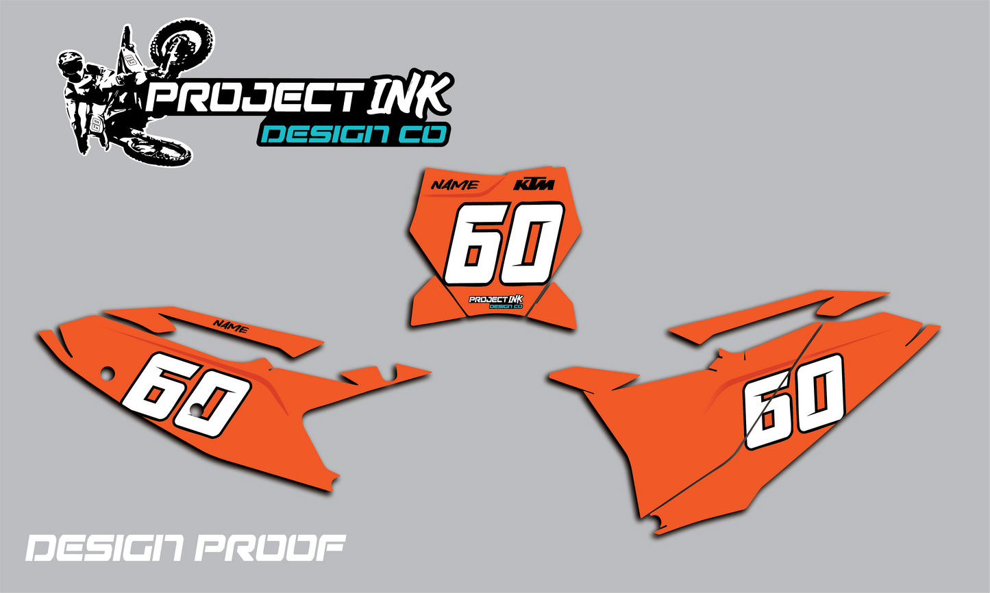 OEM KTM Number Plates