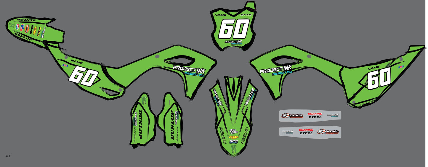 Sharpie Kawasaki - Kx/Kxf