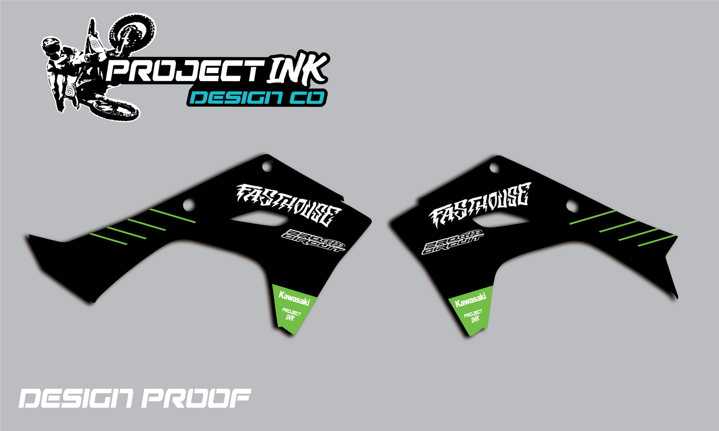 Race Kawasaki shrouds