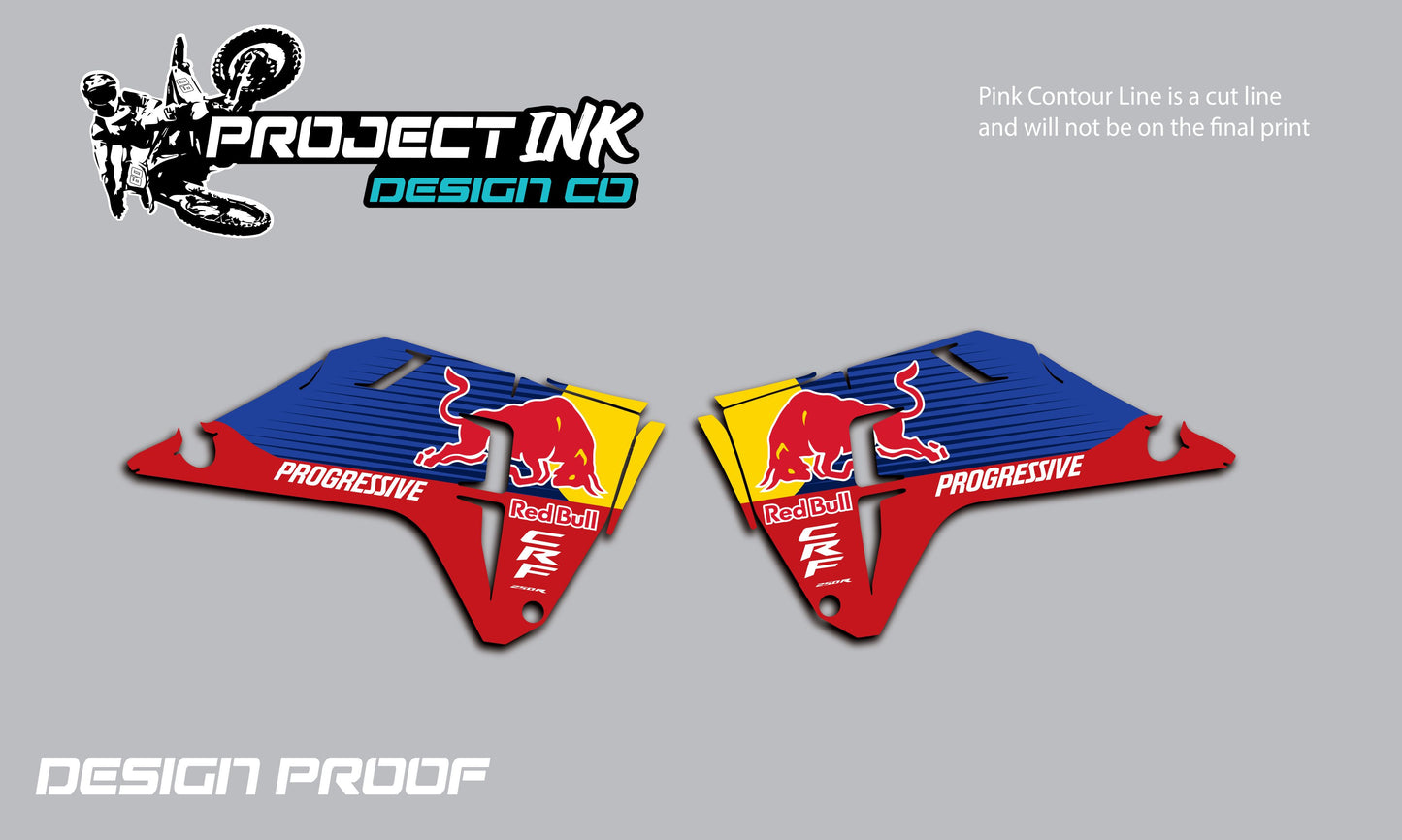 Redbull Honda Shrouds