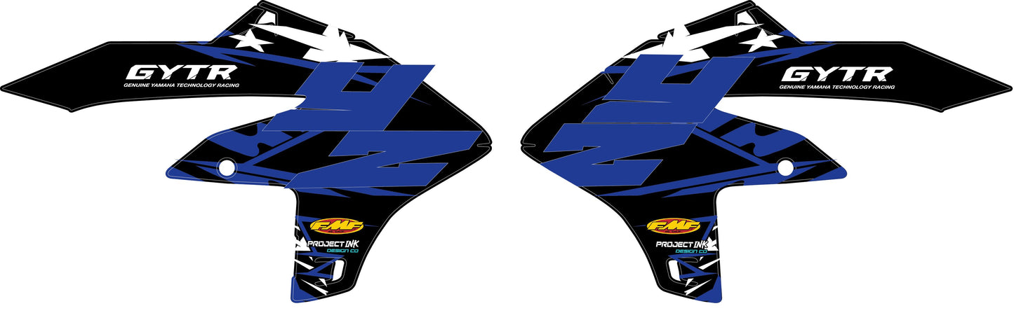 BackTheBlue Shrouds YZ/YZF