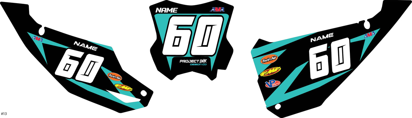 Kawasaki Number Plates - Kx/Kxf