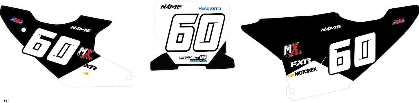 Husqvarna Number Plates Fc/Tc