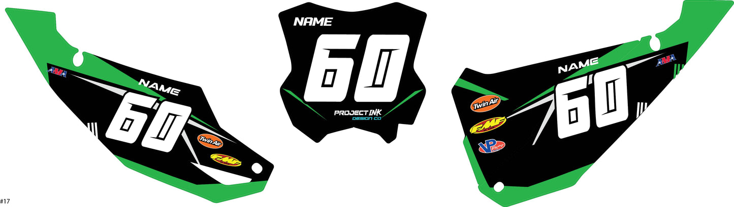 Kawasaki Number Plates - Kx/Kxf