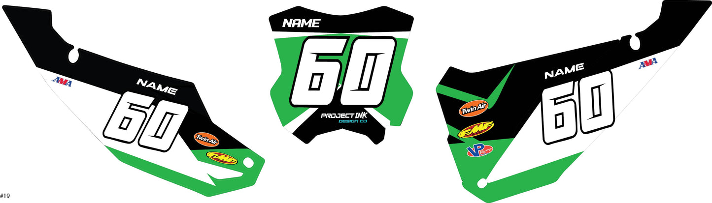 Kawasaki Number Plates - Kx/Kxf
