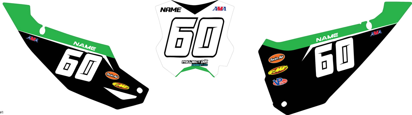 Kawasaki Number Plates - Kx/Kxf