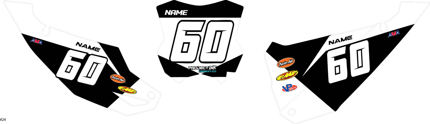 Kawasaki Number Plates - Kx/Kxf
