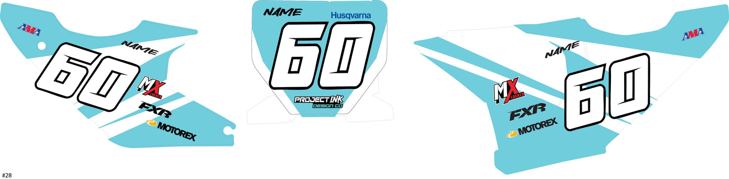Husqvarna Number Plates Fc/Tc