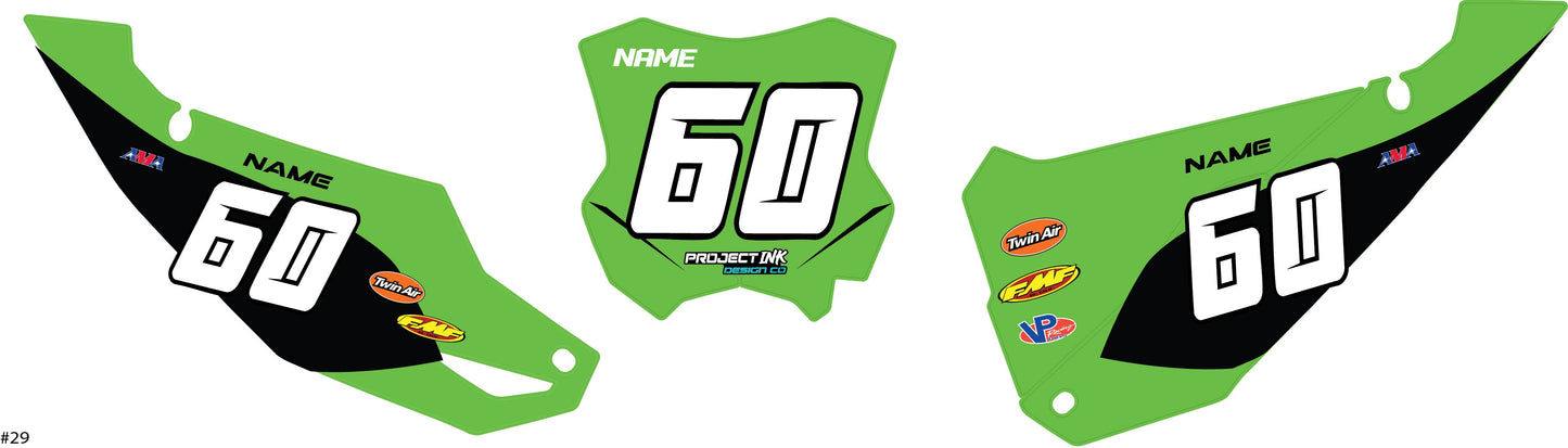 Kawasaki Number Plates - Kx/Kxf