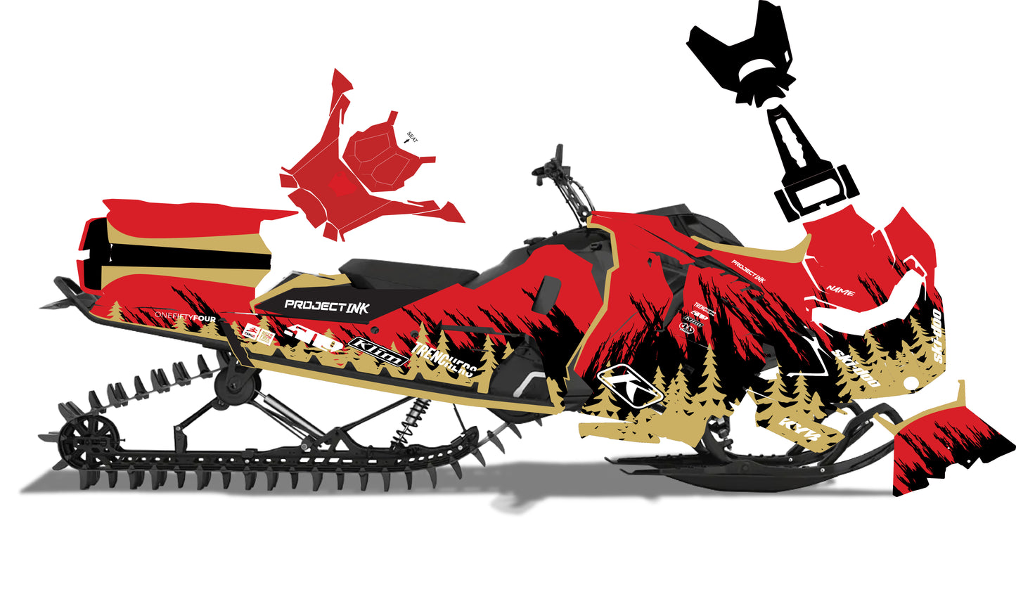 Forest Sled Graphics