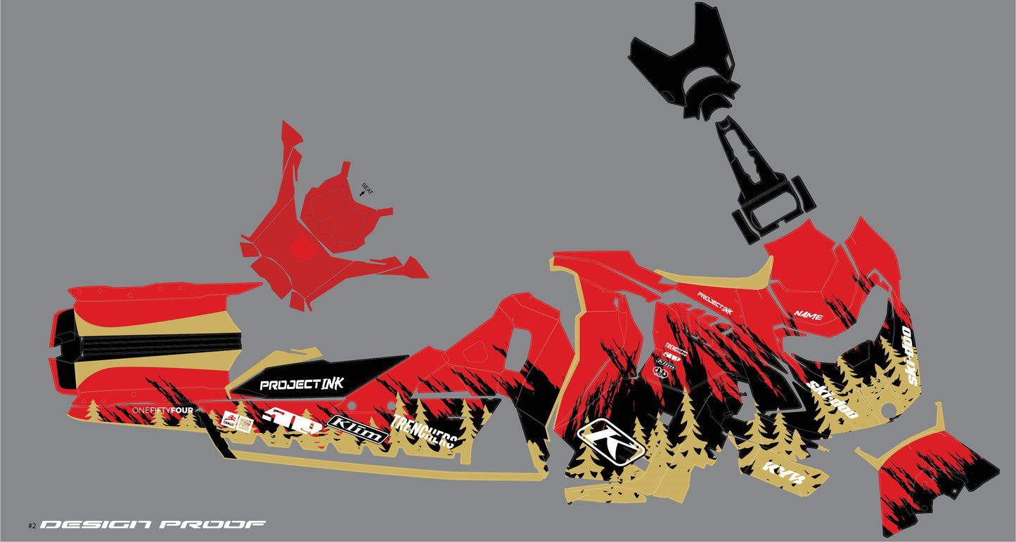 Forest Sled Graphics