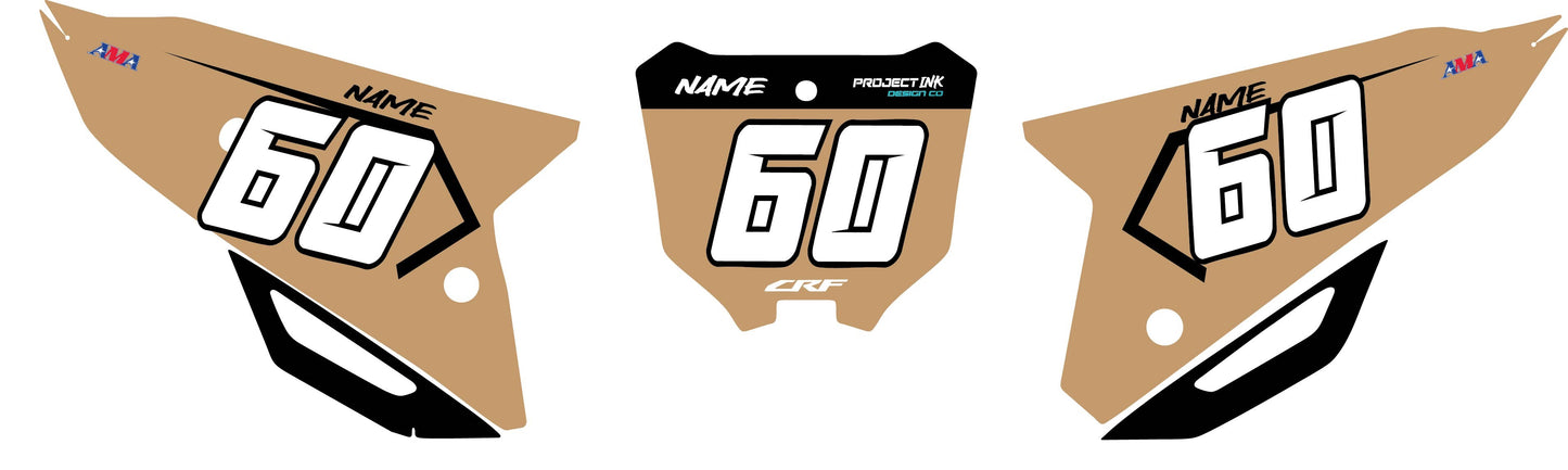 Desert Number Plates CR/CRF