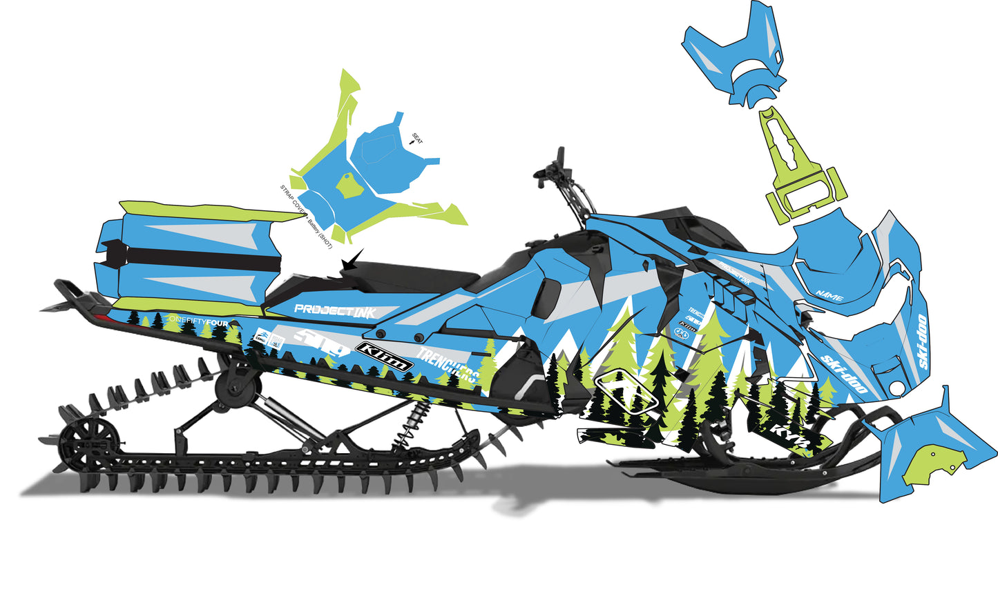 Woodland Sled Graphics