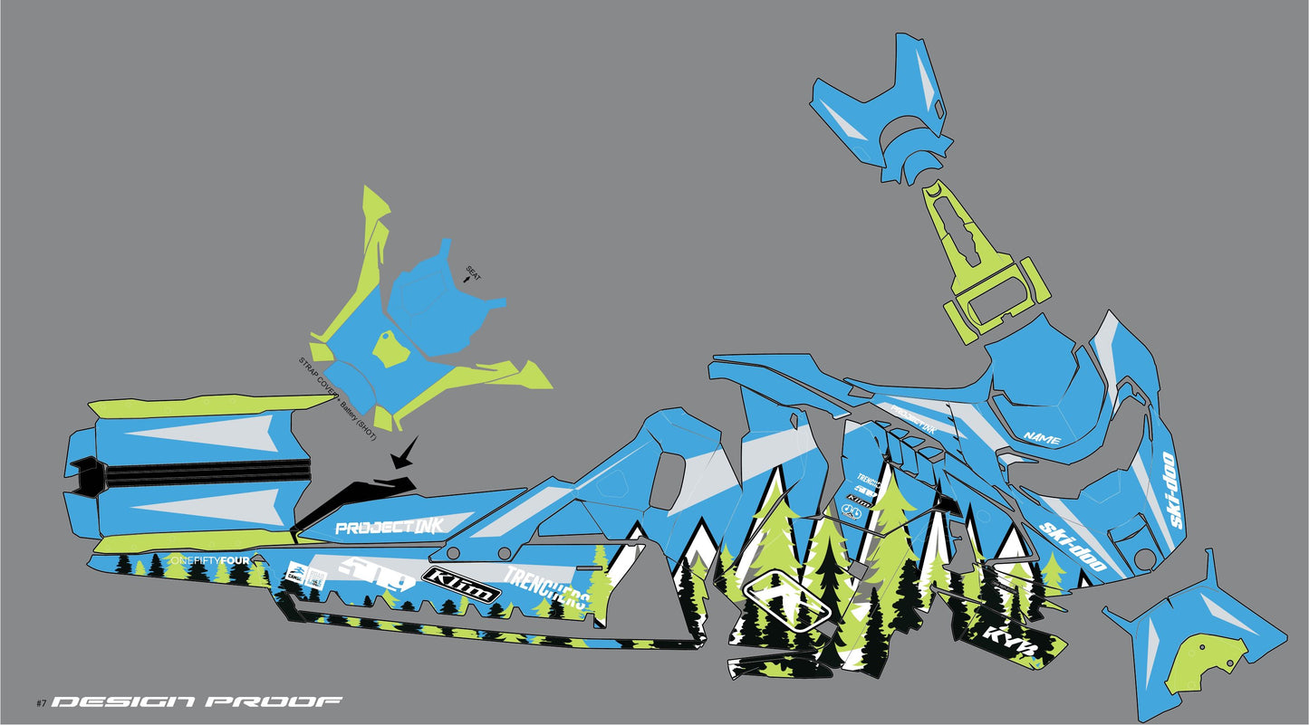 Woodland Sled Graphics