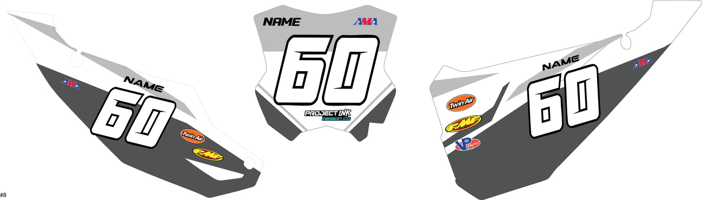 Kawasaki Number Plates - Kx/Kxf