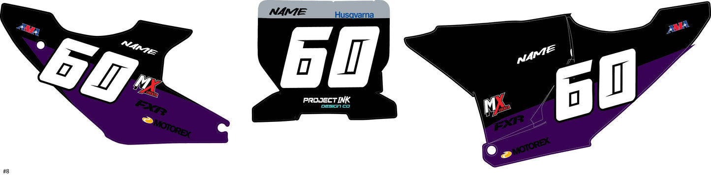 Husqvarna Number Plates Fc/Tc
