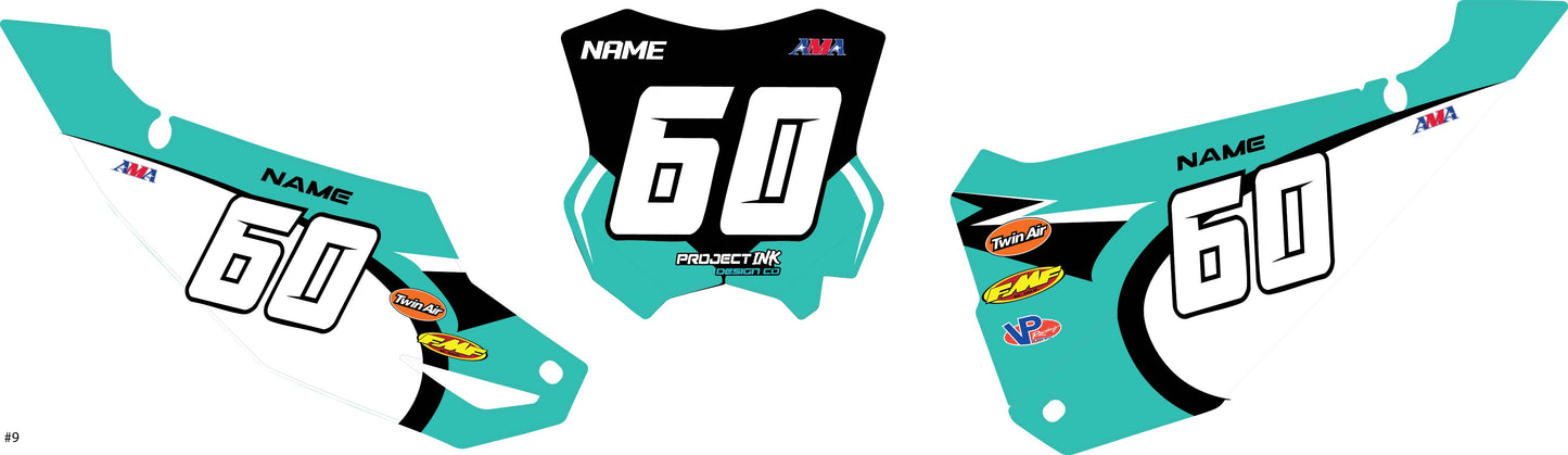 Kawasaki Number Plates - Kx/Kxf