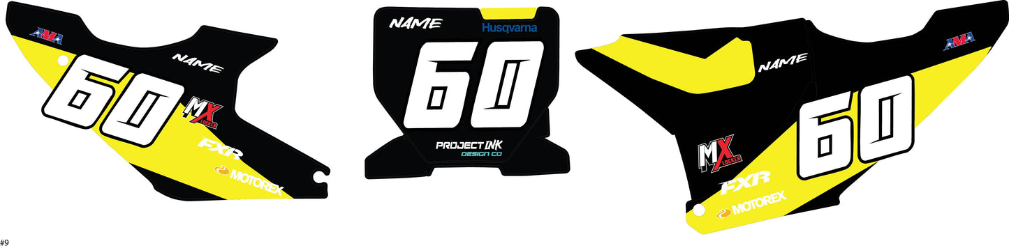 Husqvarna Number Plates Fc/Tc