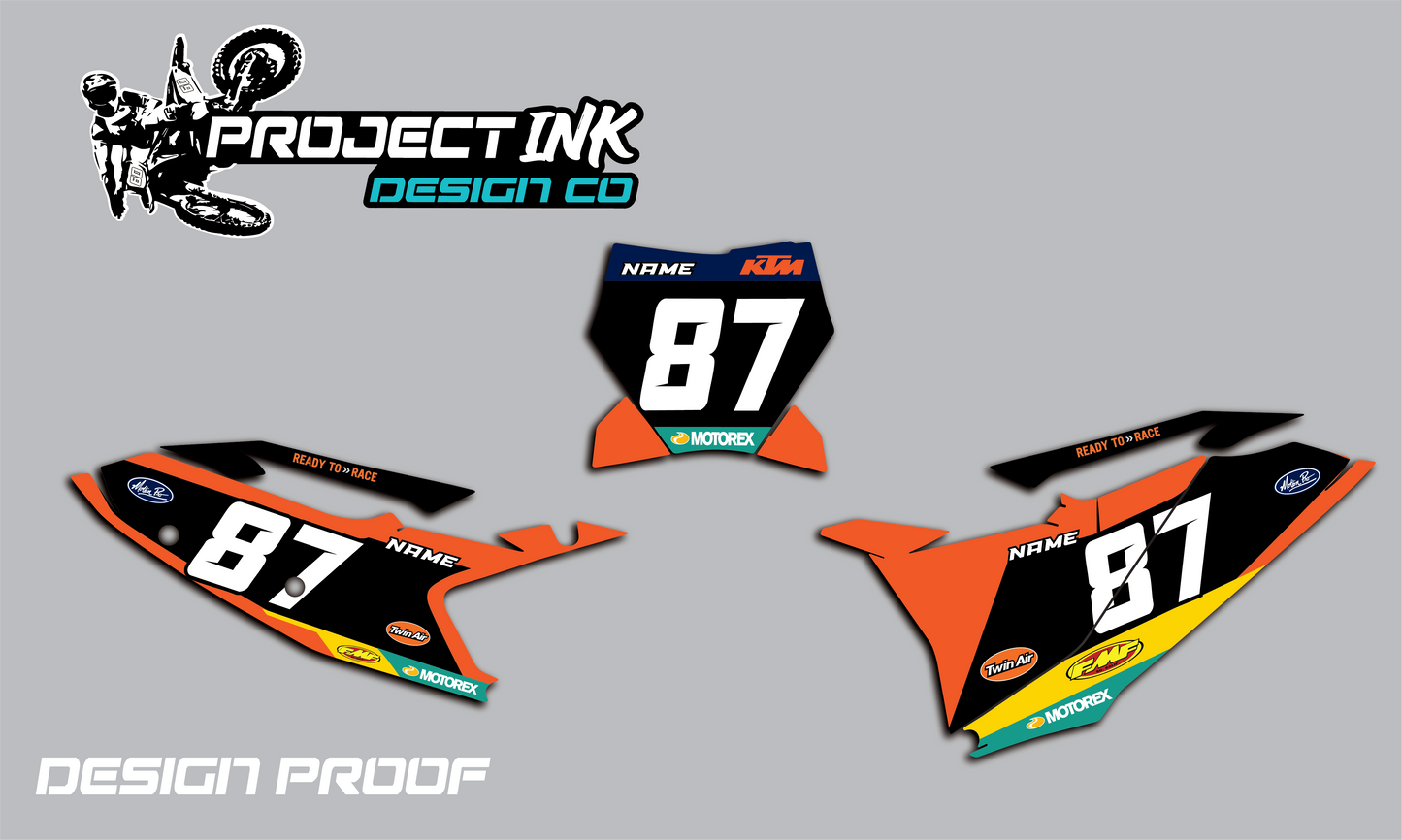 2025 Factory KTM Number Plates