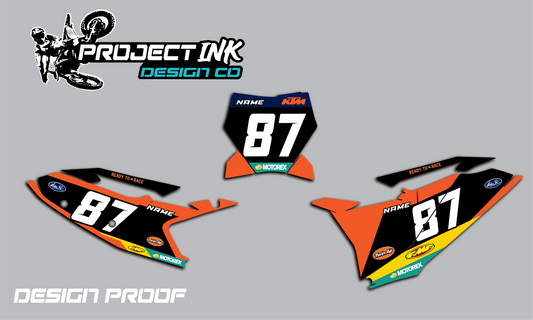 2025 Factory KTM Number Plates