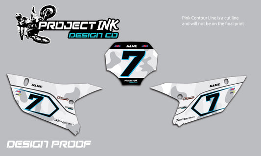 Camo Yamaha Number Plates