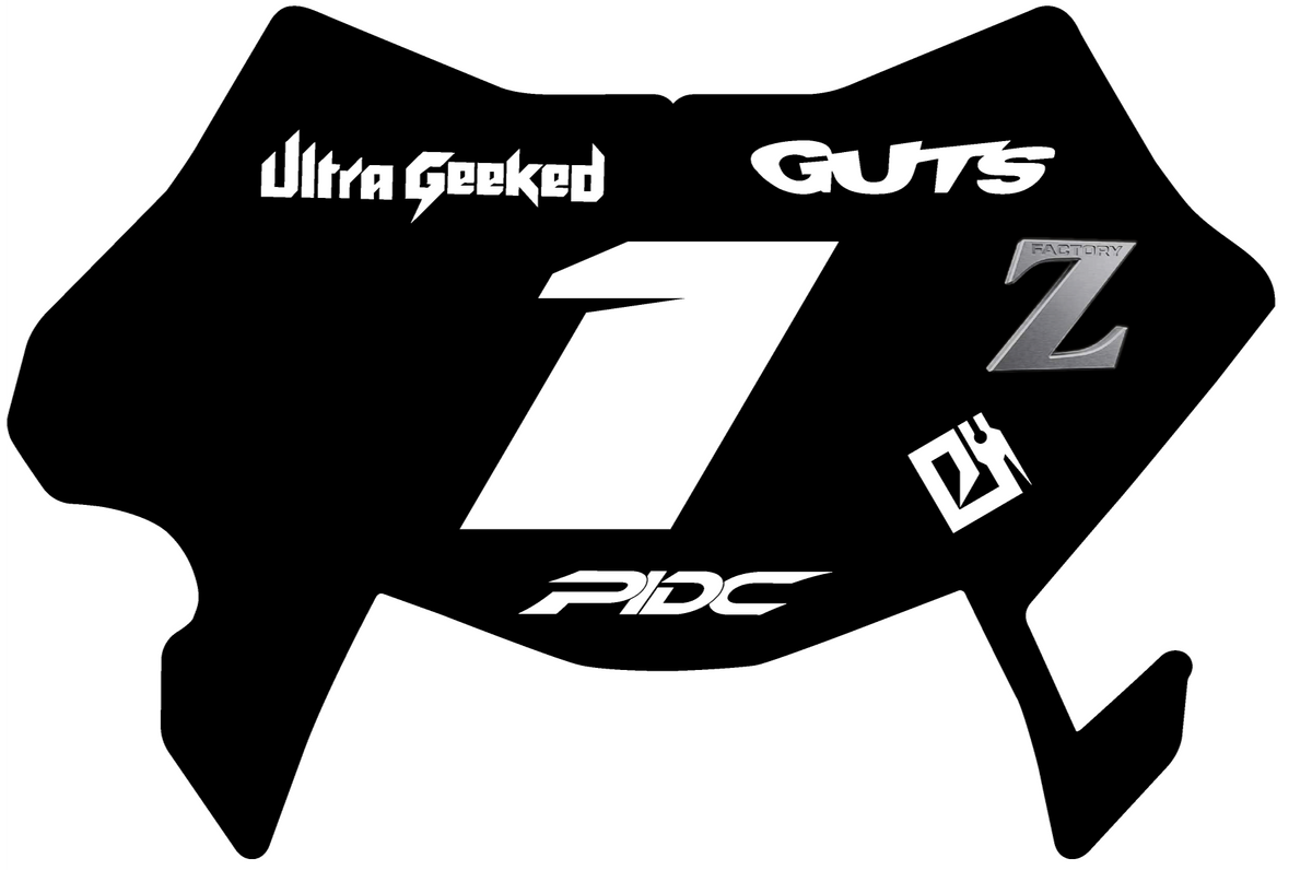 Ultra Bee Front Number Plates