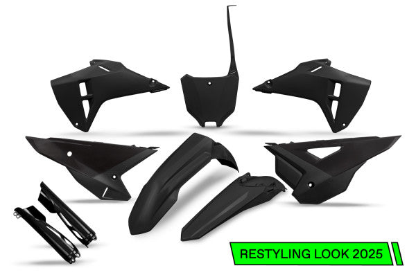 Full Plastic Kit black 2025 Style for Honda CRF 250 R - CRF 450 R - CRF 250 RX ENDURO - CRF 250 RX ENDURO SPECIAL - CRF 300 (2021-24)