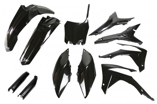 Full Plastic Kit black for Honda CRF 250 R - CRF 450 R - CRF 250 R USA - CRF 450 R USA
