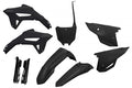 Full Plastic Kit black for Honda CRF 250 R (2022-24) - CRF 450 R (2021-24)