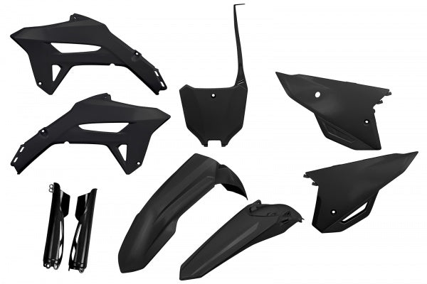 Full Plastic Kit black for Honda CRF 250 R (2022-24) - CRF 450 R (2021-24)