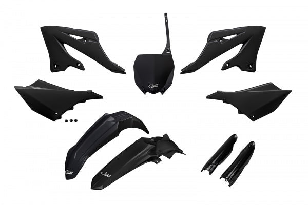 Full Plastic Kit black for Yamaha YZ 125 (2022-26) - YZ 250 (2022-26) - YZ 125 X (2022-26) - YZ 250 X (2022-26)