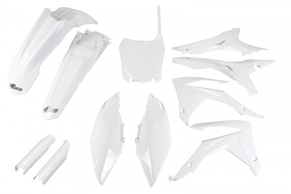 Full Plastic Kit white for Honda CRF 250 R - CRF 450 R - CRF 250 R USA - CRF 450 R USA