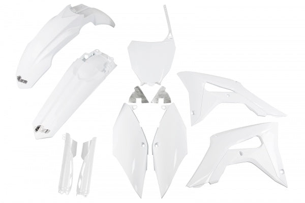 Full Plastic Kit white for Honda CRF 250 R (2018-21) - CRF 450 R (2017-20)