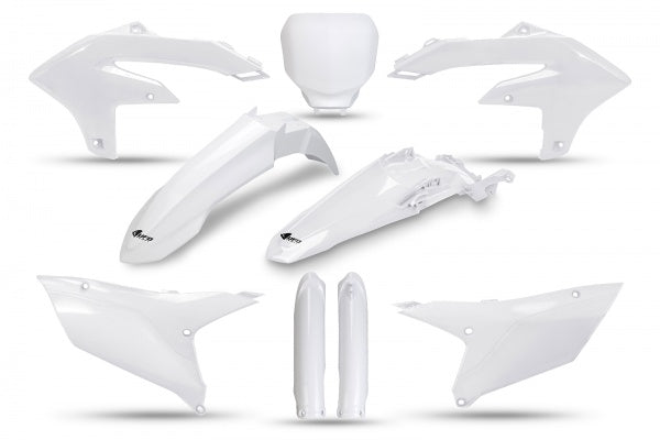 Full Plastic Kit white for Yamaha YZ 250 F (2024-26) - YZ 450 F (2023-25) - YZ 250 FX (2025-26) - YZ 450 FX (2024-26)