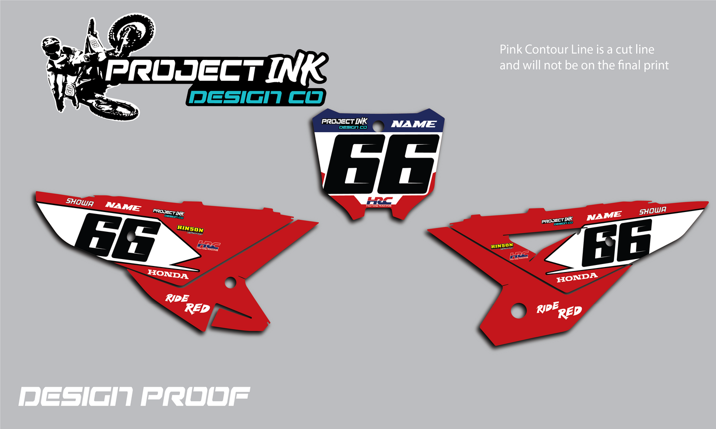 Honda Harry Number Plates