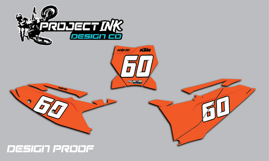 OEM KTM Number Plates