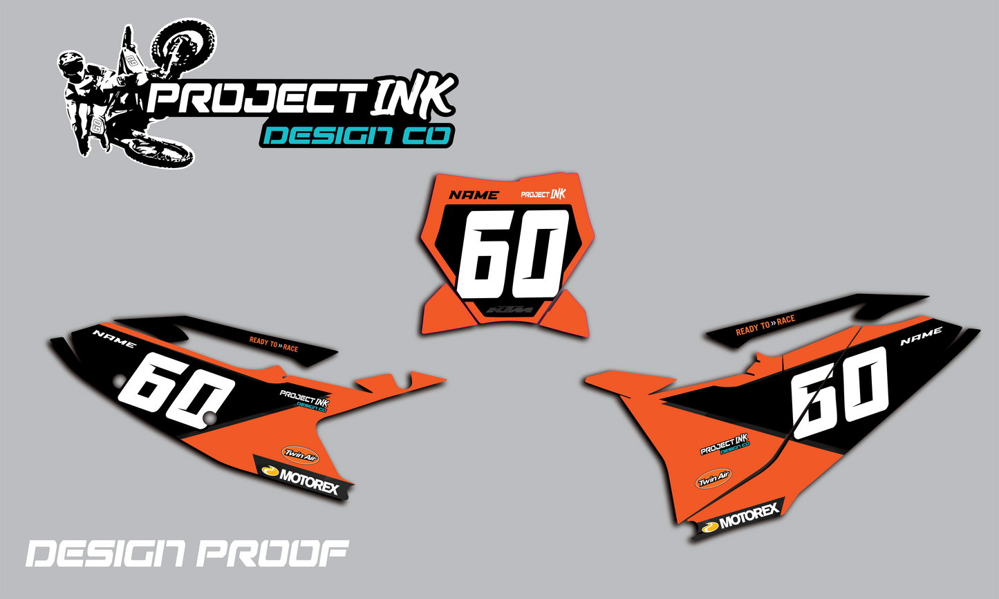 Burner KTM Number Plates