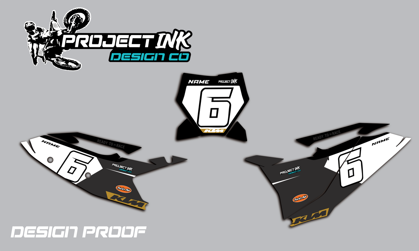 Nimble KTM Number Plates