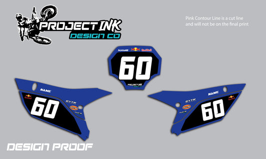 Redbull Yamaha Number Plates