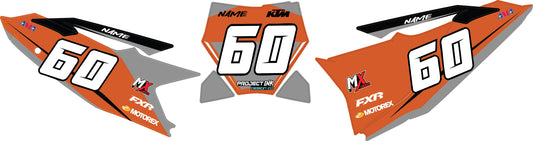 KTM Number Plates Sx/Sxf