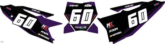 KTM Number Plates Sx/Sxf