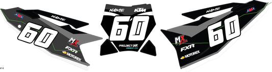 KTM Number Plates Sx/Sxf