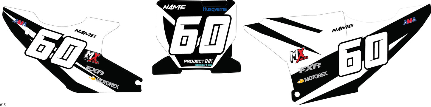 Husqvarna Number Plates Fc/Tc