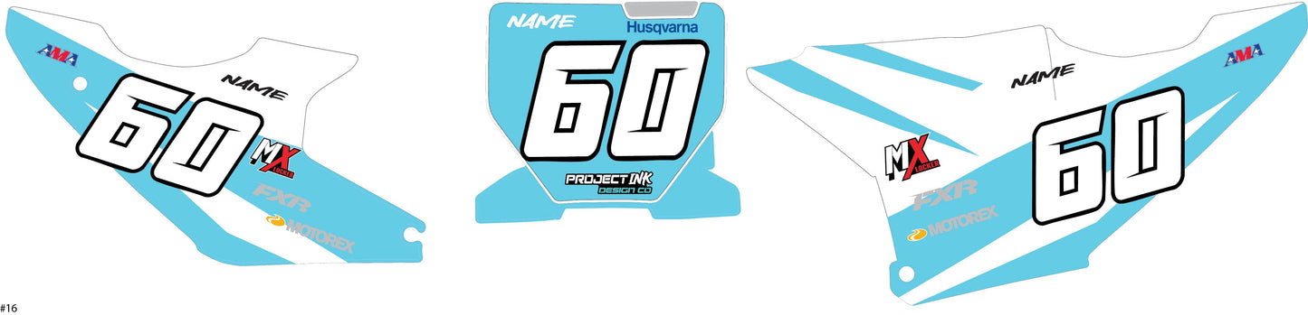 Husqvarna Number Plates Fc/Tc
