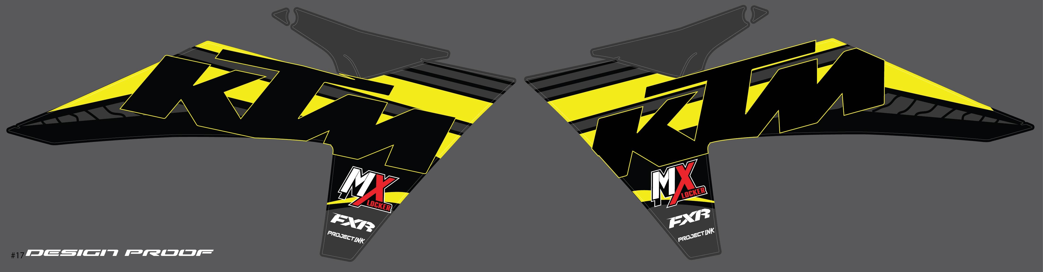 KTM shrouds Sx/Sxf – Project Ink Design Co