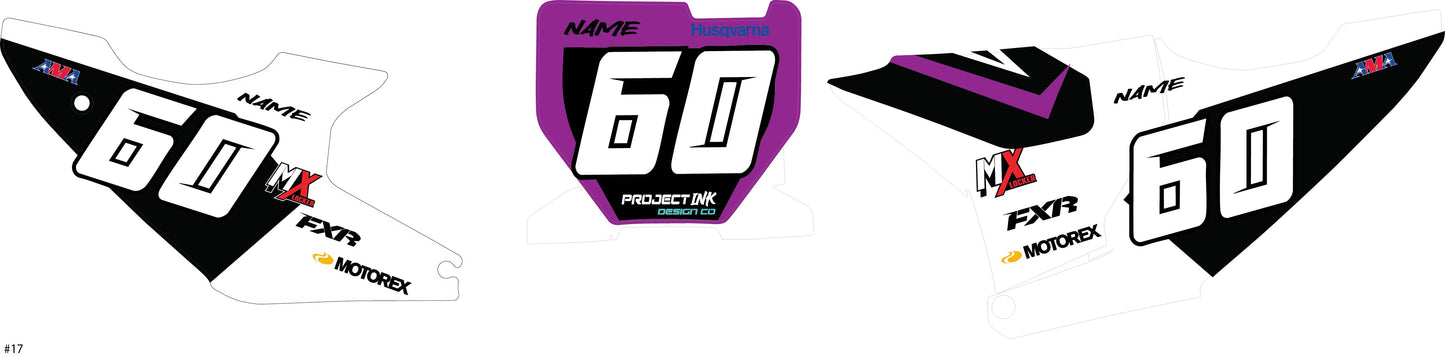 Husqvarna Number Plates Fc/Tc