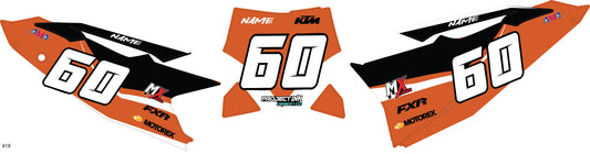 KTM Number Plates Sx/Sxf