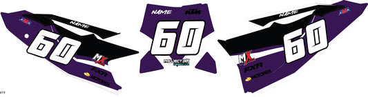 KTM Number Plates Sx/Sxf