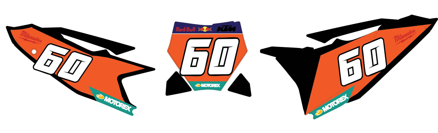 RedBull Number Plates Sx/Sxf