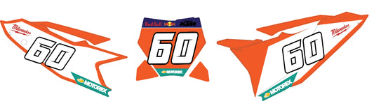 RedBull Number Plates Sx/Sxf